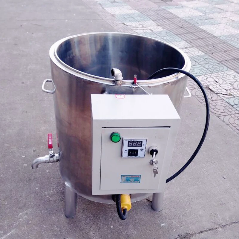 Free shipping 80kg/hour capacity melting tank wax/wax melter machine for sale