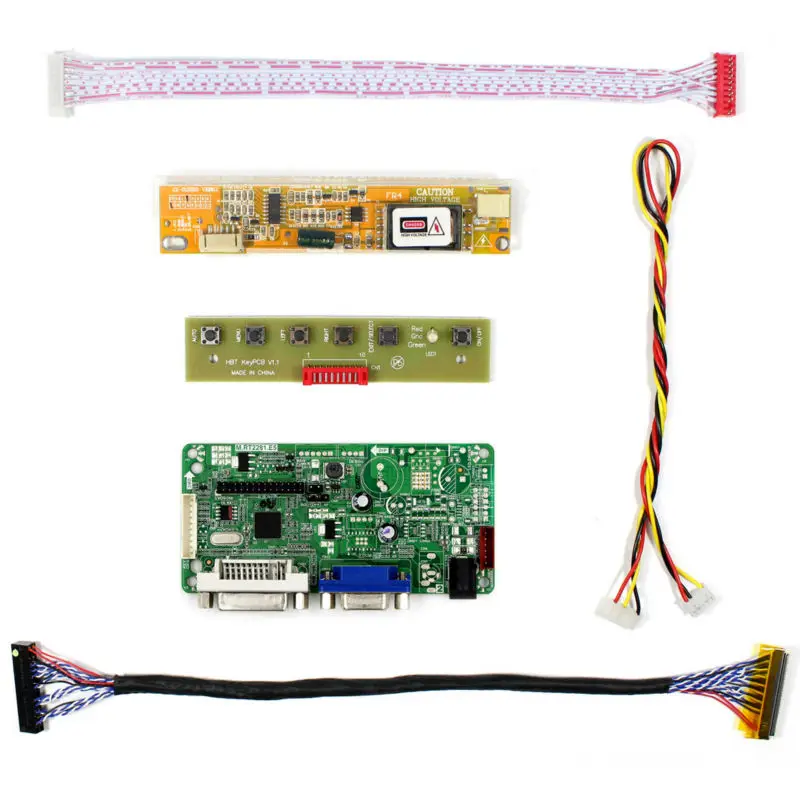 DVI VGA lcd controller board RT2281 work for 15.4inch LP154WP1  N154C3 B154PW01 1440x900 N154C1 LCD Screen