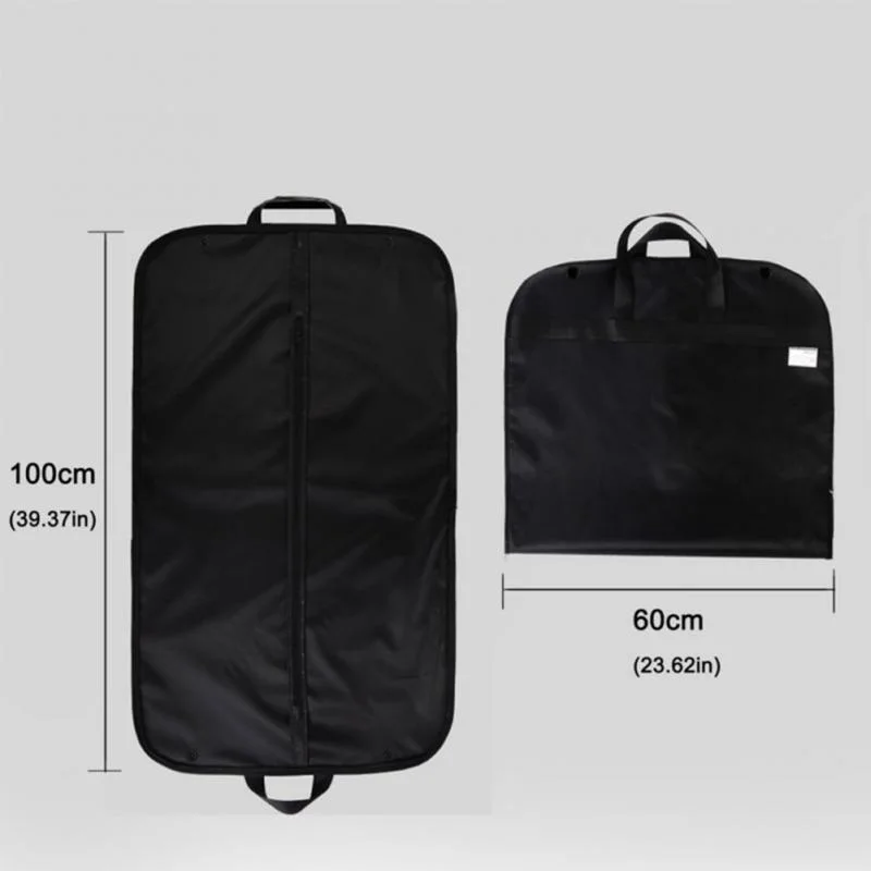 Professional Garment Bag Cover Suit Dress Storage Non-woven Breathable Dust Cover Protector Travel Carrier cloth dust cover