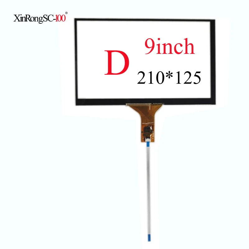 6.2 7 8 9 inch touch screen digitizer capacitive DVD car navigation IC:GT911 JY-GT911 6pin 155*88mm 165*100mm 192mm*116mm