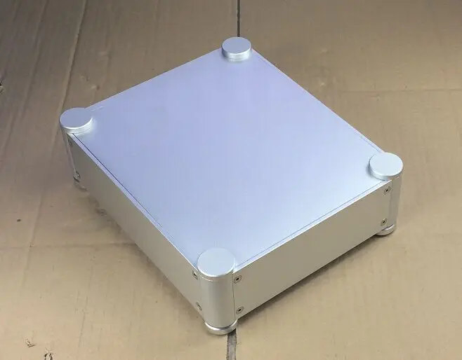 2106T rounded aluminum chassis preamp / DAC / amp chassis /AMP Enclosure /case/DIY box (210*76* 250mm)