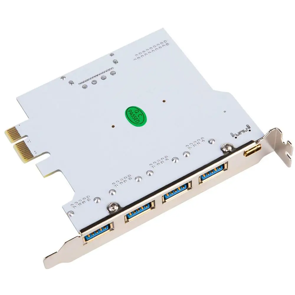 Tarjeta USB 3.0 PCIe Tipo C, adaptador de expansión PCI Express - imagen 3