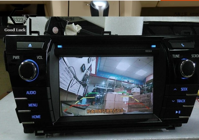 For Toyota Corolla / Levin 2014 2015 Car Camera Connected Original Screen Monitor and Rearview Backup Camera Original car screen