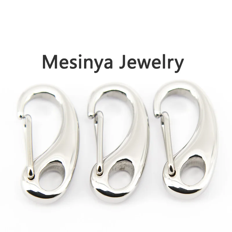 

20pcs high polished top shelf 26mm 316L Stainless steel lobster clasps .jewelry accessories.DIY necklace bracelet wholesale