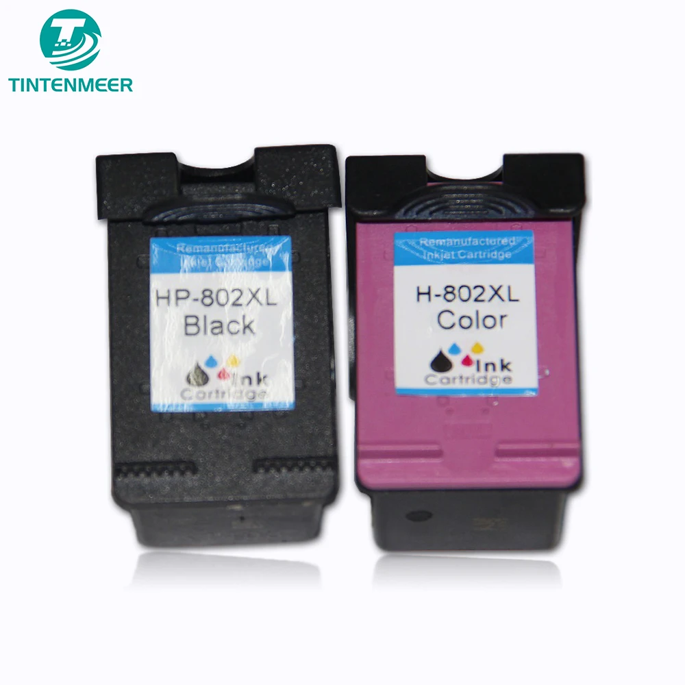 

TINTENMEER INK CARTRIDGE 802 COMPATIBLE FOR HP DESKJET 1000 1050 2000 2050 3000 3050 2010 2060 PRINTER