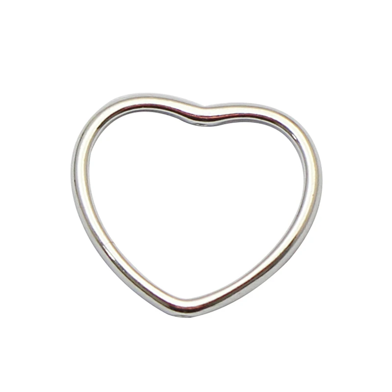 Beadsnice 925 Sterling Silver Connector Accessories For Jewelry Necklace DIY Handmade Making Love Heart And Square ID37143smt4