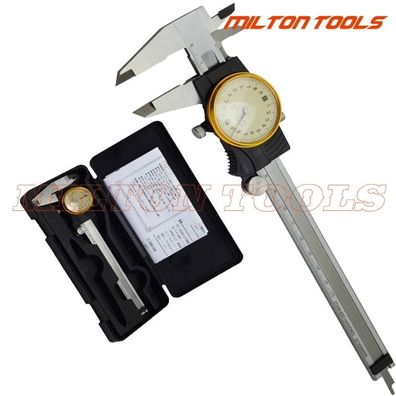 

High Accuracy 0-150mm 6inch Stainless Steel hock Proof Dial Vernier Caliper Micrometer Measuring Tool