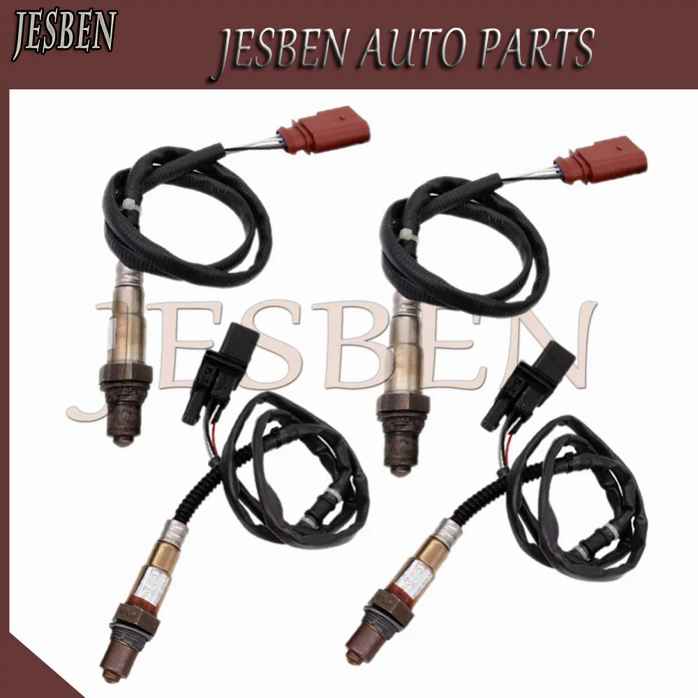 

4PCS/lot Upstream & Downstream Lambda Probe O2 Oxygen Sensor fit for Audi A4 Quattro 3.0L 2005 2006 NO# 17014 SG1170 06A906262CN