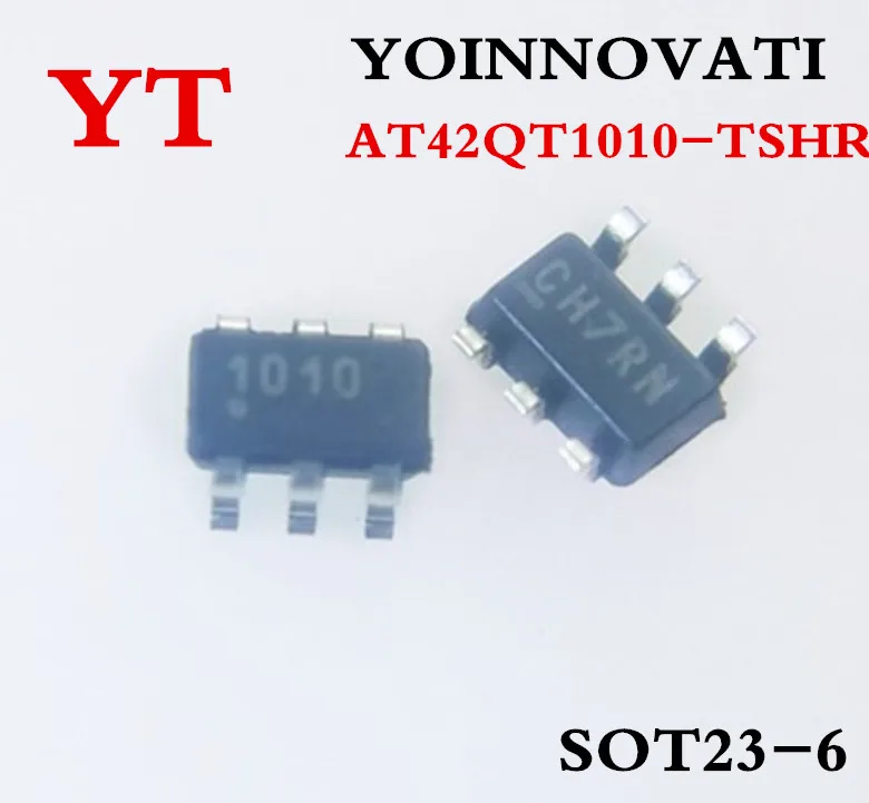  100pcs/lot AT42QT1010-TSHR AT42QT1010 TOUCH SENSOR 1KEY SOT23-6 best quality.