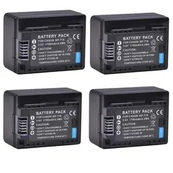 1790mAh BP-718 BP718 BP 718 Battery for Canon bp-718 BP-727 BP-709 CG-700 VIXIA HF M50 M500 M52 R300 R32 R40 R42 R50 R52 R500