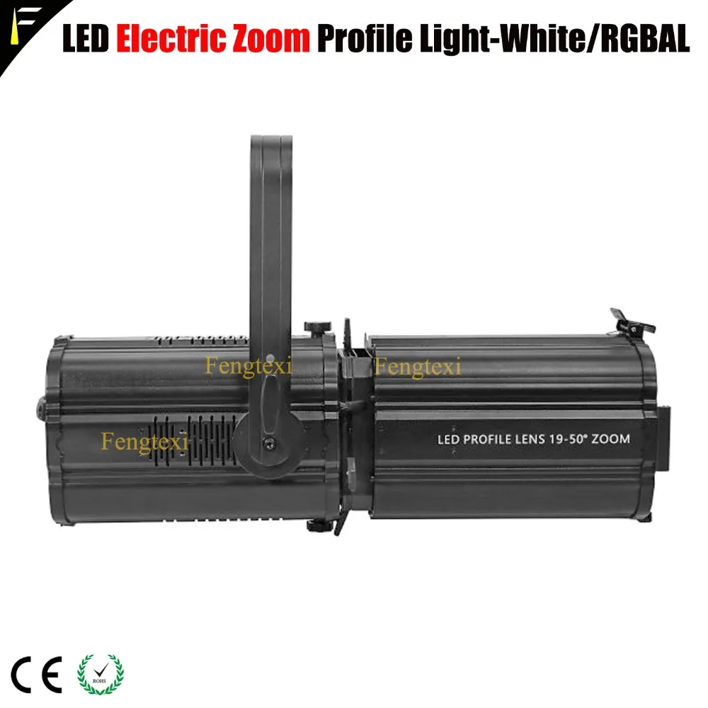 Professional Theater LED 400w RGBAL 5in1 Auto Zoom Profile Stage Lights Support RDM/DMX Control Electric Zoom Profile Light