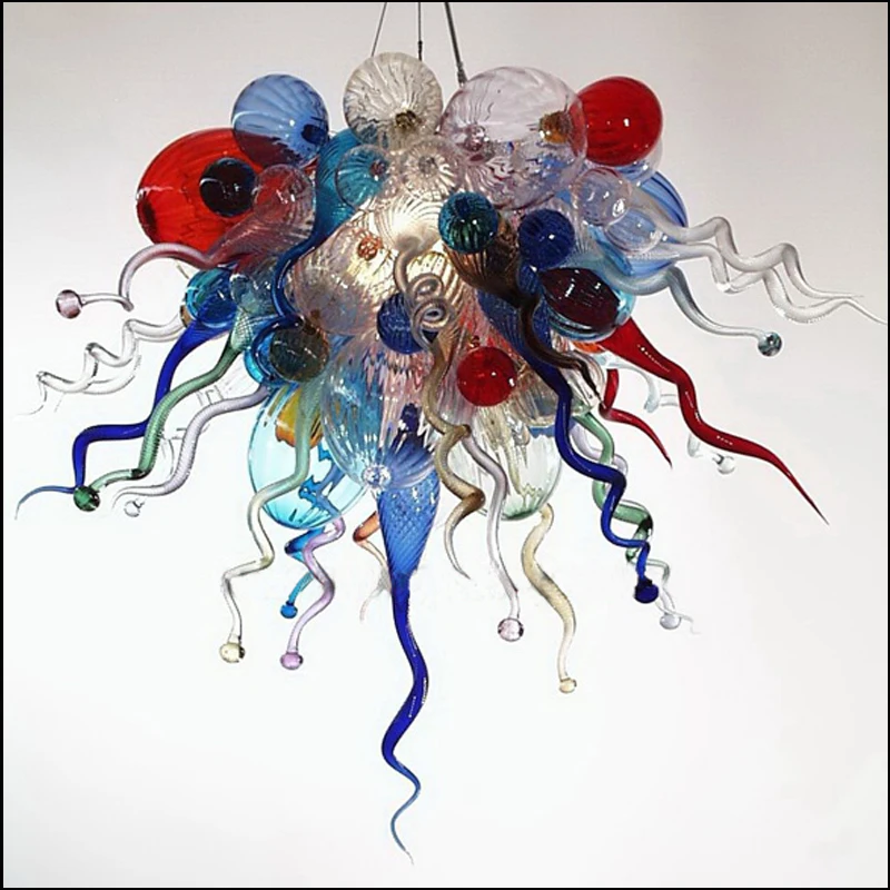 

Dale Chihuly Style Blown Murano Glass Chandeliers Mouth Blown Glass Chandelier Lightings