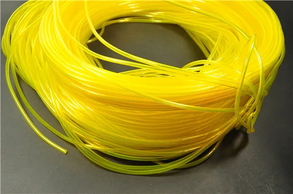3.3 Feet (1 meter ) Fuel Line Hose For Gas Engine D5*d3.5mm-Yellow Color Fuel Pipe