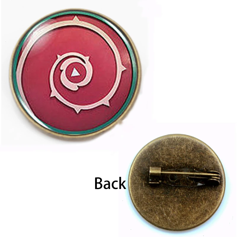 Fashion Retro Animax Steven Universe Shield Cabochon Men's Brooch Handmade Badge Pendant Steampunk Jewelry Female Souvenir Gifts