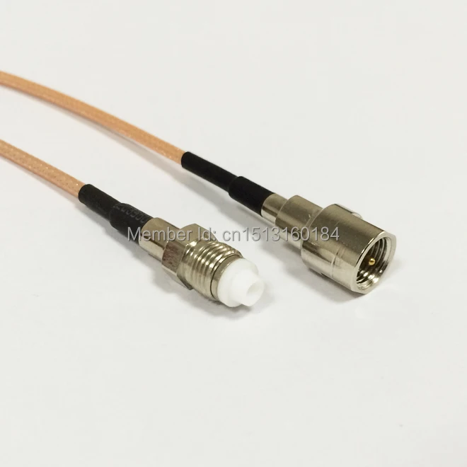 Cabo coaxial para modem, conector macho fme fêmea, conector rg316, cabo rabo de porco 15cm, 6 "adaptador