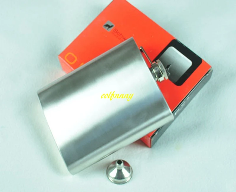 50pcs/lot 18 oz Stainless Steel Hip Flask Portable 18oz Pocket Liquor bottle With retail box