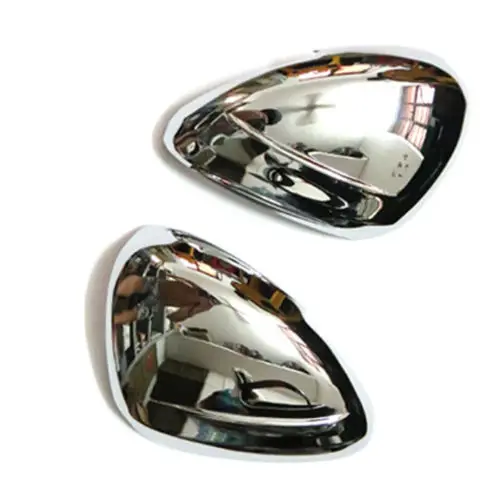 1 زوج/2 قطعة كروم الجانب الباب الخلفي مرآة الرؤية غطاء الكسوة صالح ل 2014 2015 سيتروين C4L C4 L