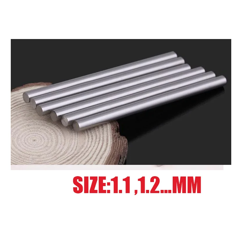 10 Pcs 1.1MM HSS High Speed Steel Round Turning Lathe Bars