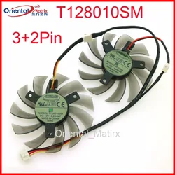 Ventilador de refrigeración para tarjeta gráfica GIGABYTE, Enfriador de 75mm, 12V, 0.20A, 40x40x40mm, T128010SM, Envío Gratis