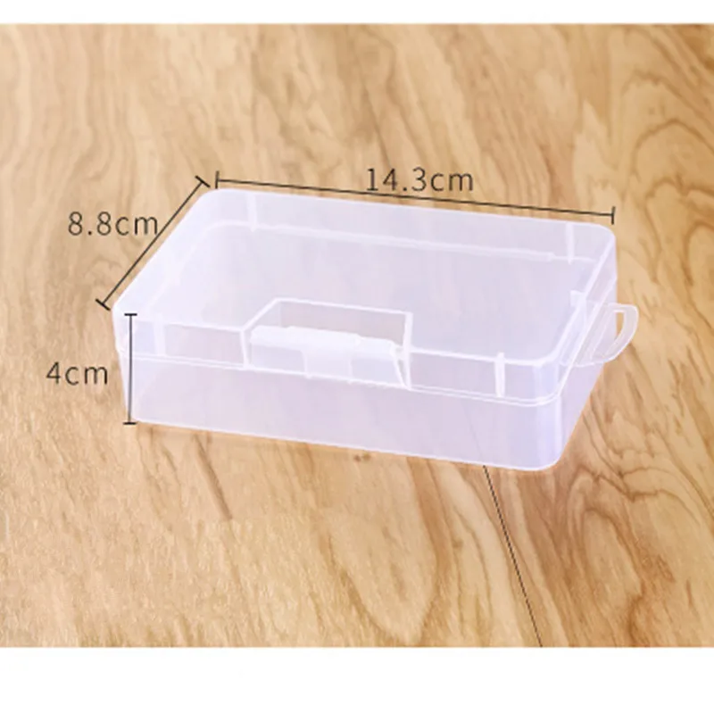 Jewelry Display Practical Toolbox Plastic Container Box for Tools Case Screw Sewing Boxe Transparent Component Screw Storage Box