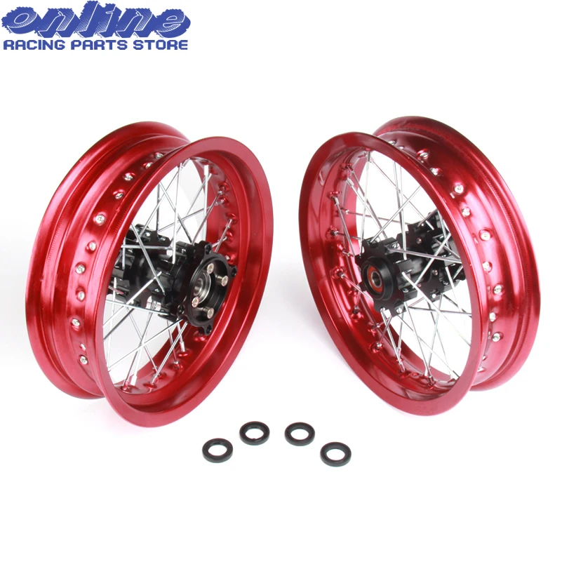 Motorcycle dirt Pit bike Rims 12mm hole 3.00x12\