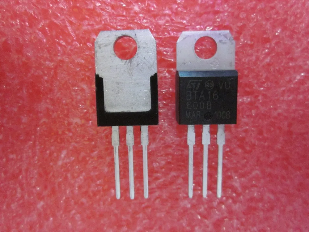 20PCS BTA16,BTA16-600B BTA16-600 Triac 600V 16A