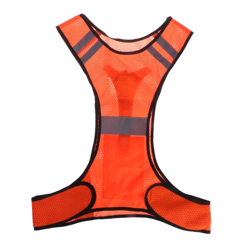 Bersepeda Reflektif Rompi LED Running Outdoor Safety Jogging Bernapas Visibilitas