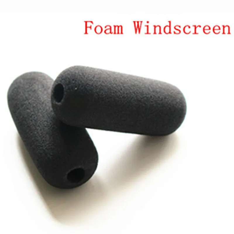 10 قطعة Mic رغوة غطاء الزجاج الأمامي ل سنهيسر الطيران سماعات HMEC-25 ، HME100 ، HME110 ، HMEC-300 ، HMEC-350 ، HMEC-400