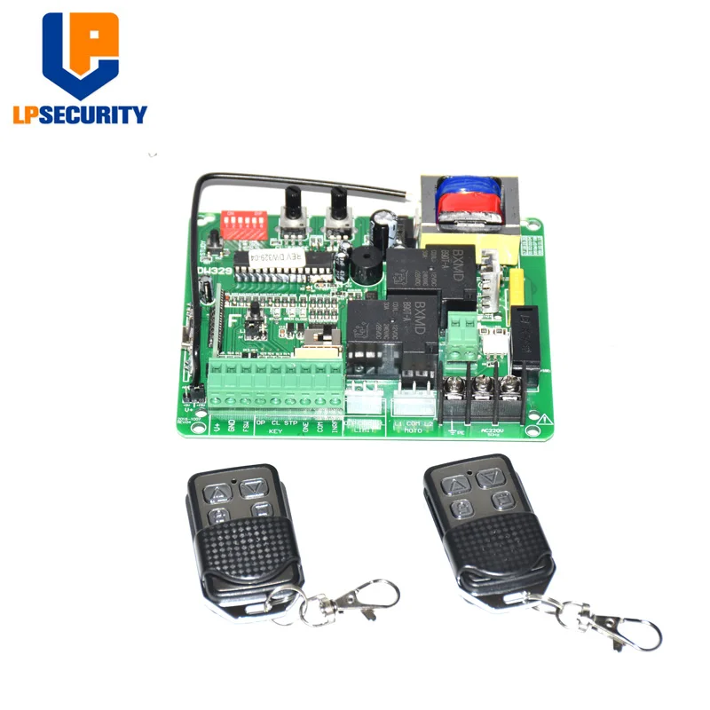 230VAC or 110V normally open Sliding Gate Opener Motor Circuit Board Card controller PCB motherboard(remote control optional)