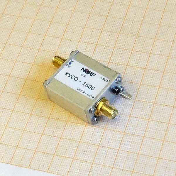 1.6G 1600MHz radio frequency microwave voltage controlled oscillator, VCO, sweep frequency signal source