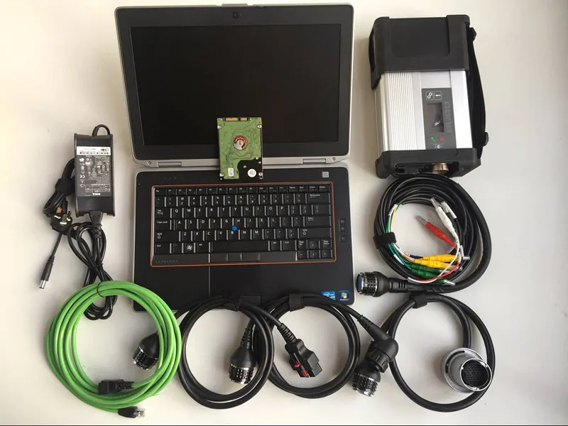 2024.12 wifi sd connect mb star c5 with super software 320gb HDD installed in E6420 i5 4gb 90% New Laptop ready to use