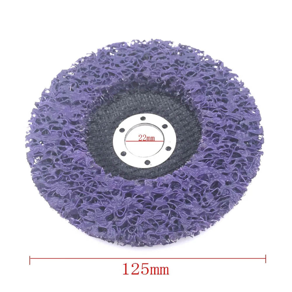 2pcs 125mm Poly Strip Disc Abrasive Wheel Paint Rust Removal Clean for Metal Abrasive Tools Angle Grinder Disc