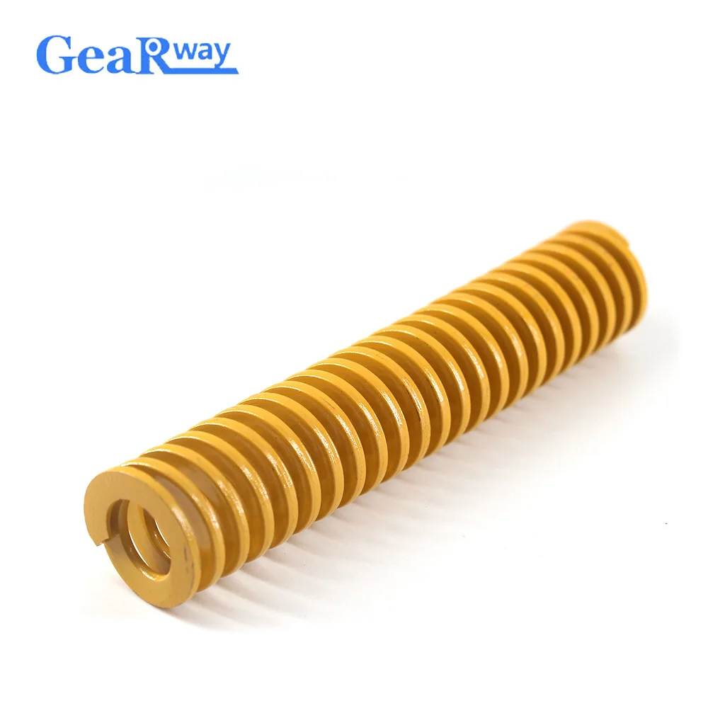 

Gearway Yellow Compression Spring TF27x60/27x65/27x95/27x100mm 58% Compression Ratio Spiral Stamping Compression Die Spring