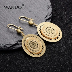 Classic Water Drop Gold Color Earrings For Women Men Ethiopian Jewelry Nigeria,Congo,Arab Lover Gifts E53