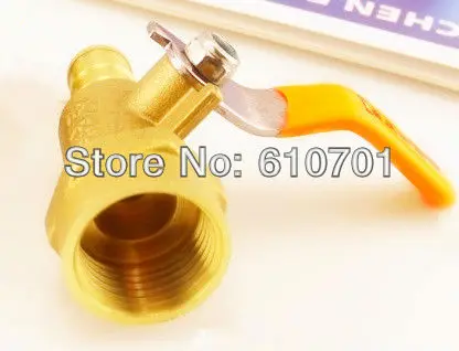 

10mm Hose Barb x 1/2" BSPP Female Connection Air Brass Ball Valve Water Gas