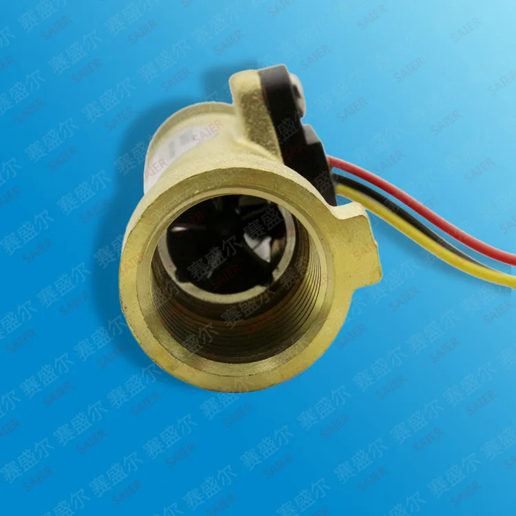 Water Flow Meter Flowmeter Fuel Gauge Hall Flow Sensor Inductive Switch Counter Indicator G1/2 DN15mm 1-30L/min DC4.5V-18V