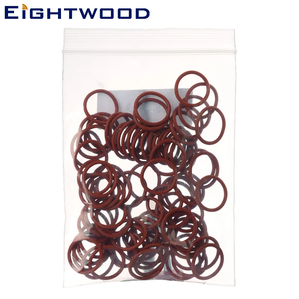 Eightwood 100PCS N Female O-ring Waterproof Ring for N UHF Jack Female Straight RF Coaxial Connector