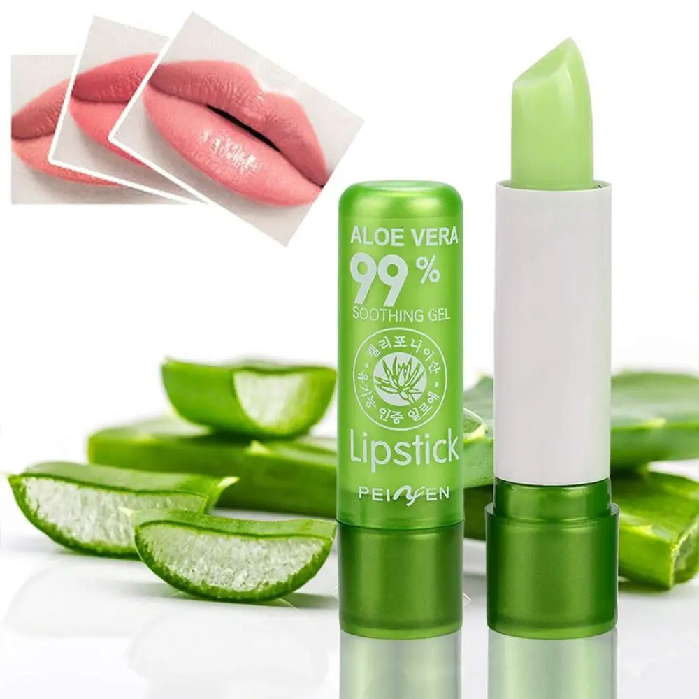 Flower Crystal Jelly Lipstick Magic Temperature Color Changing Lip Balm Moisturizing Long Lasting Beauty Lipstick Makeup