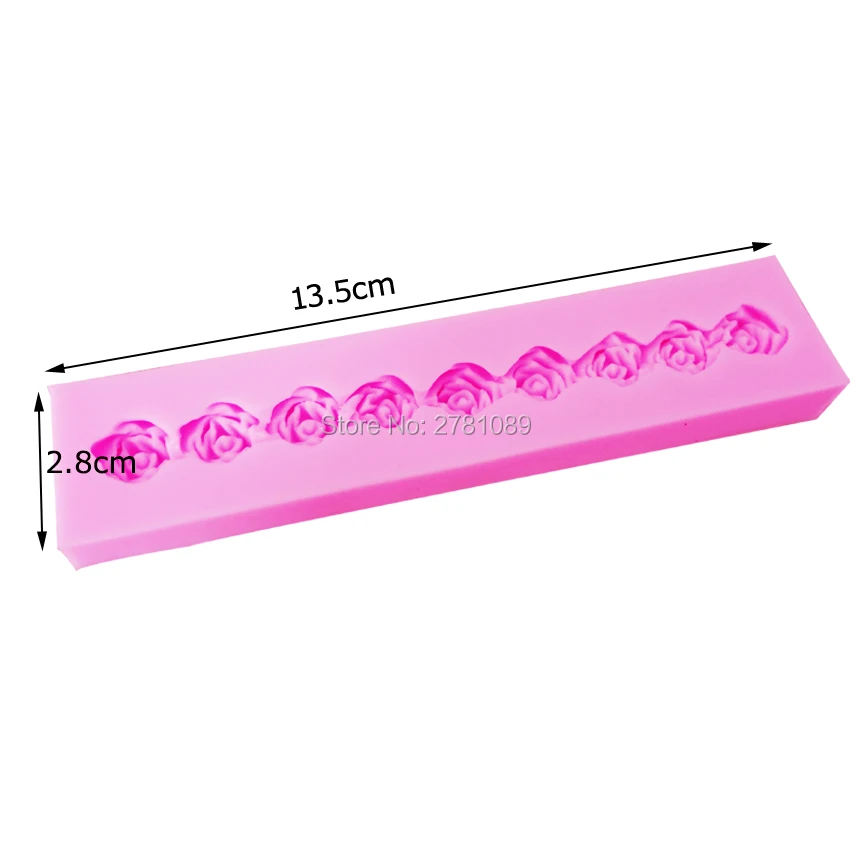Rose Silicone Chocolate Bar Mold 3d Molds For Cake Lollipop Ice Cube Jelly Biscuit Bachelorette Party For Oven Confectioner M567