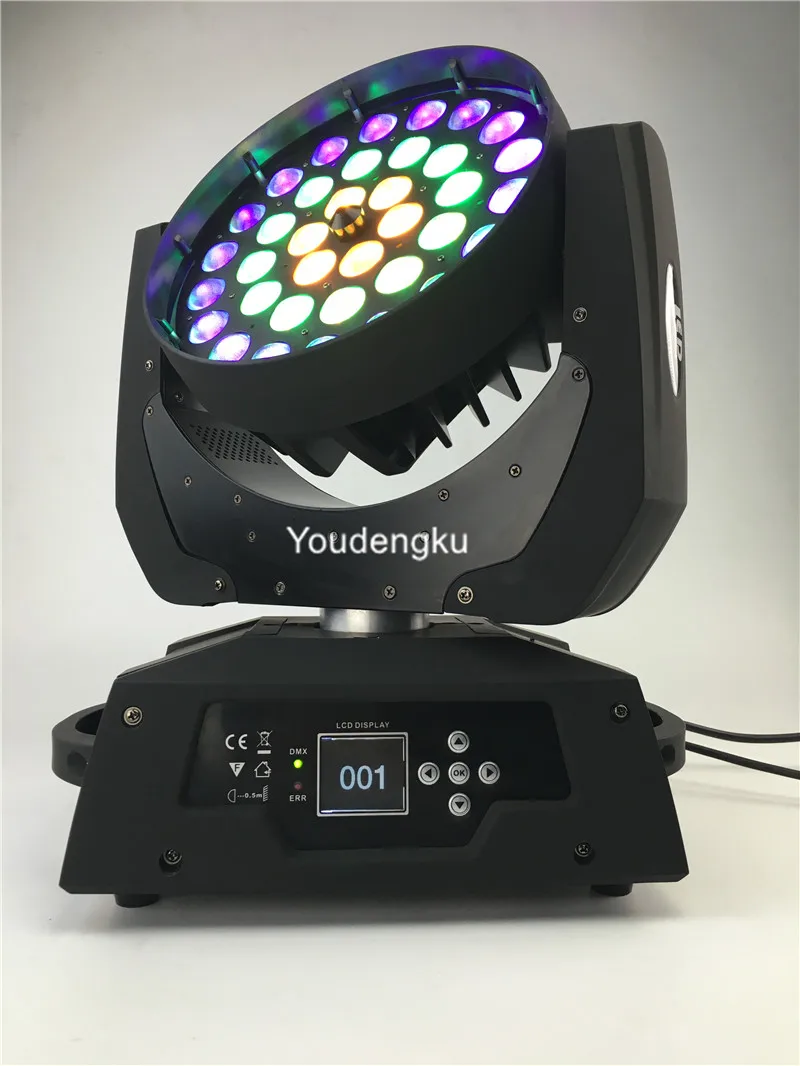 

lyre led zoom moving head rgbwa 5in1 36x15 led moving head wash zoom stage light