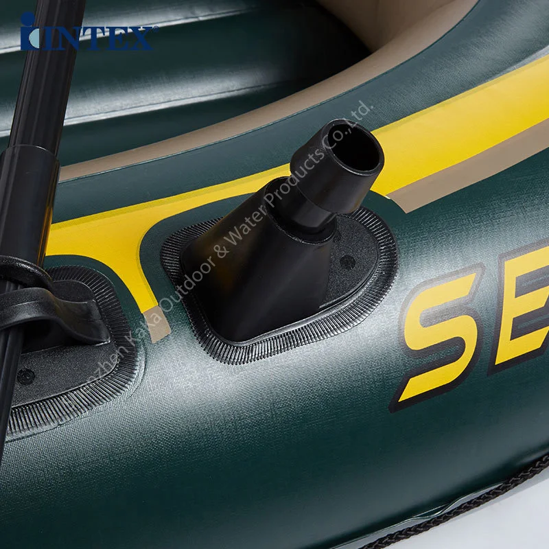 Intex seahawk 4 osoby 351x145x4 8cm ponton z pcw pcv sport ลรณdลบ rybacka 68351 aluminium wiosลo pompy tratwa A06007