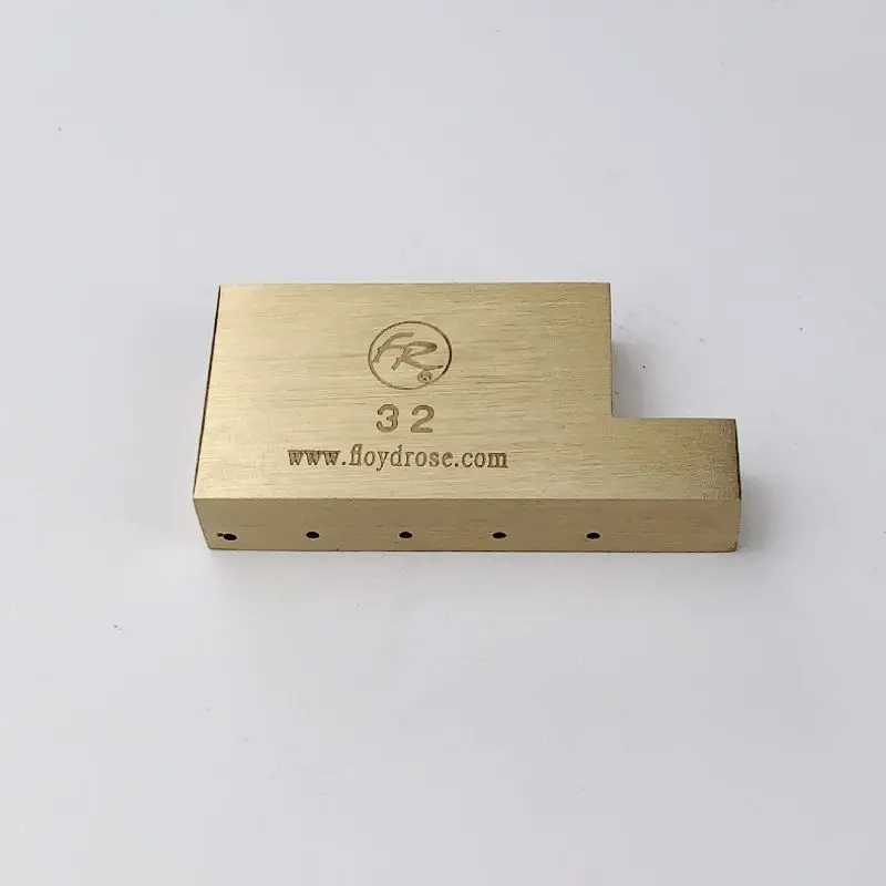 Original Floyd Rose Brand 32mm L Shaped Brass Block - Made By Floyd Rose