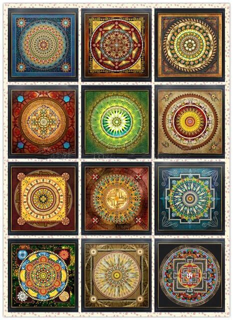 Diamond Painting Meditation Mandala Series Mosaic Rhinestones Diamond Embroidery Life Artist Full Square Cross Stitch Needlework