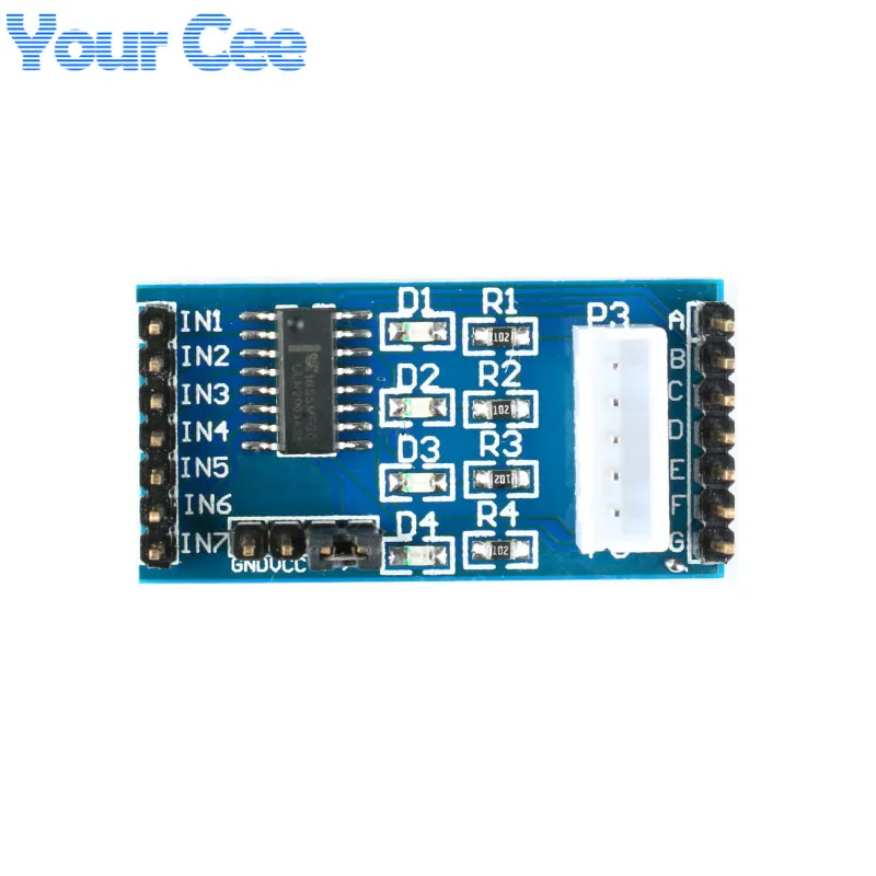 ULN2003 Stepper Motor Driver Board Module for 28BYJ-48 Five wire four phase stepper motor drive For Arduino AVR SMD Bule Green