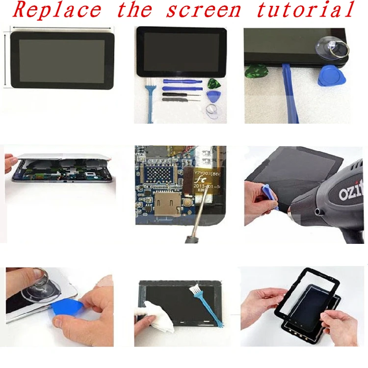 Black 7 Inch for DEXP Ursus N169 MIX Tablet PC Capacitive Touch Screen Digitizer Sensor External Glass Panel
