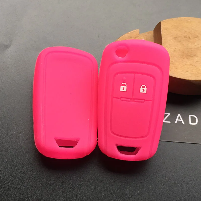 ZAD silicone rubber car key cover case For Chevrolet Cruze Aveo Malibu Cruze Spark Sail for buick Key Case