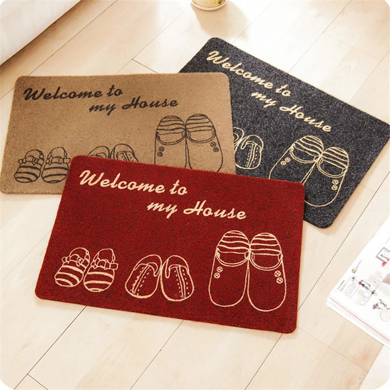 wellyu Japanese-style entrance to the house mats Living room kitchen non-slip rubbing earth cartoon bedroom coffee shop door mat