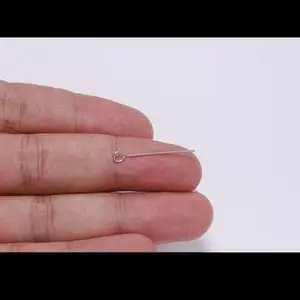 100pcs 스테인리스 스틸 눈 헤드 핀 보석 제작을위한 금속 아이 핀 DIY 귀걸이 펜던트 보석 핀 용품 12 최고의 판매 케이트 스페이드 목걸이 -110