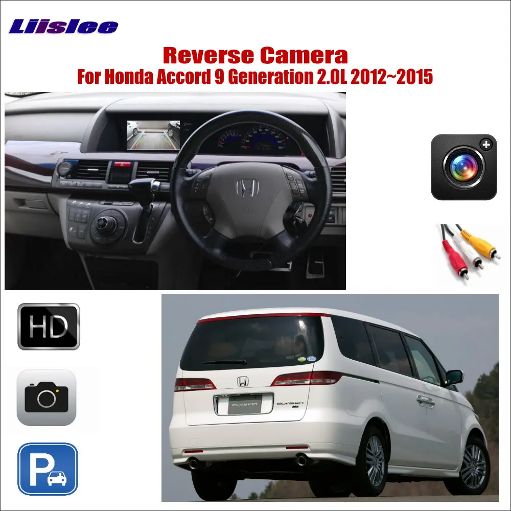 

For Honda Elysion 2015-2019 Car Parking Back Camera Reverse Rear View CAM Connect Original Factory Screen