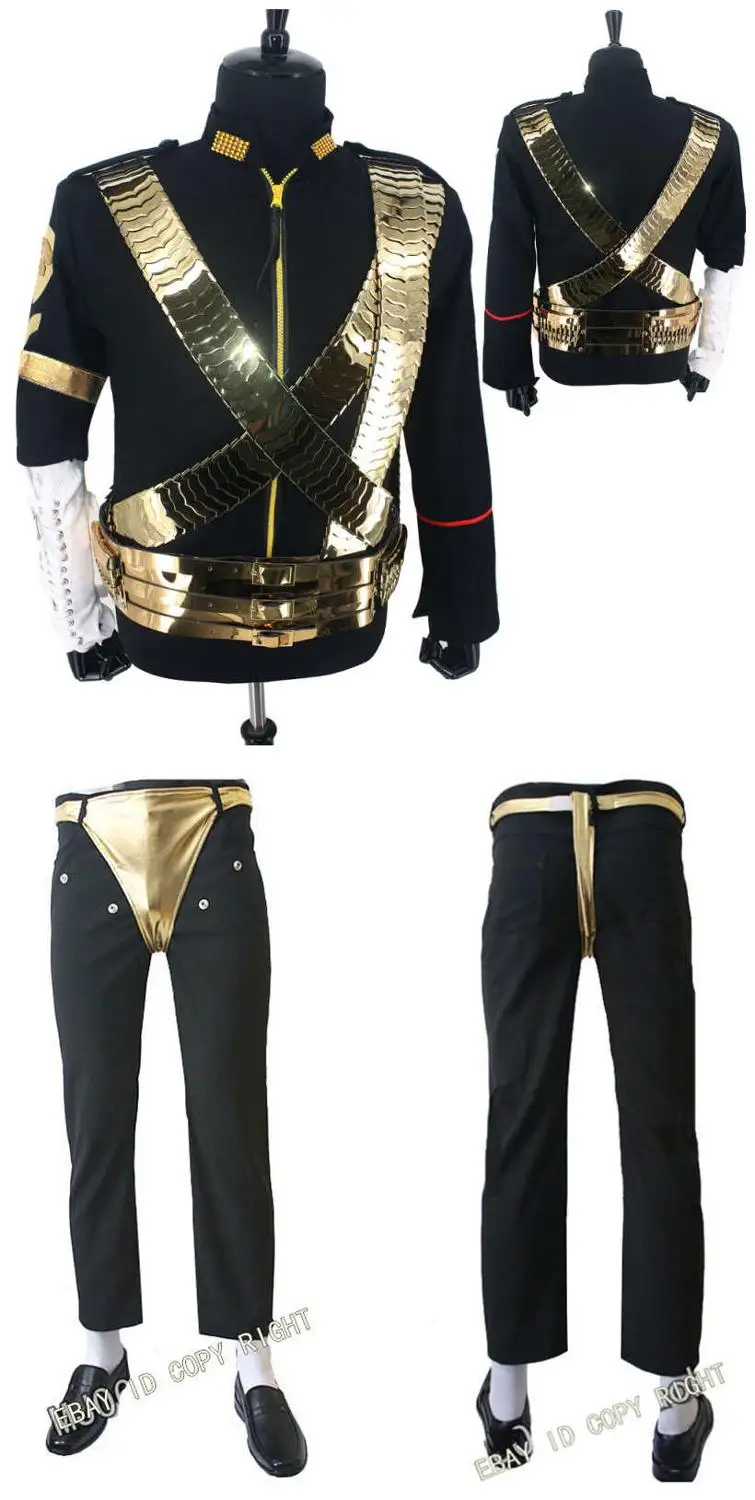 アmjマイケルジャクソンクラシックジャムジャケット & メタルベルト